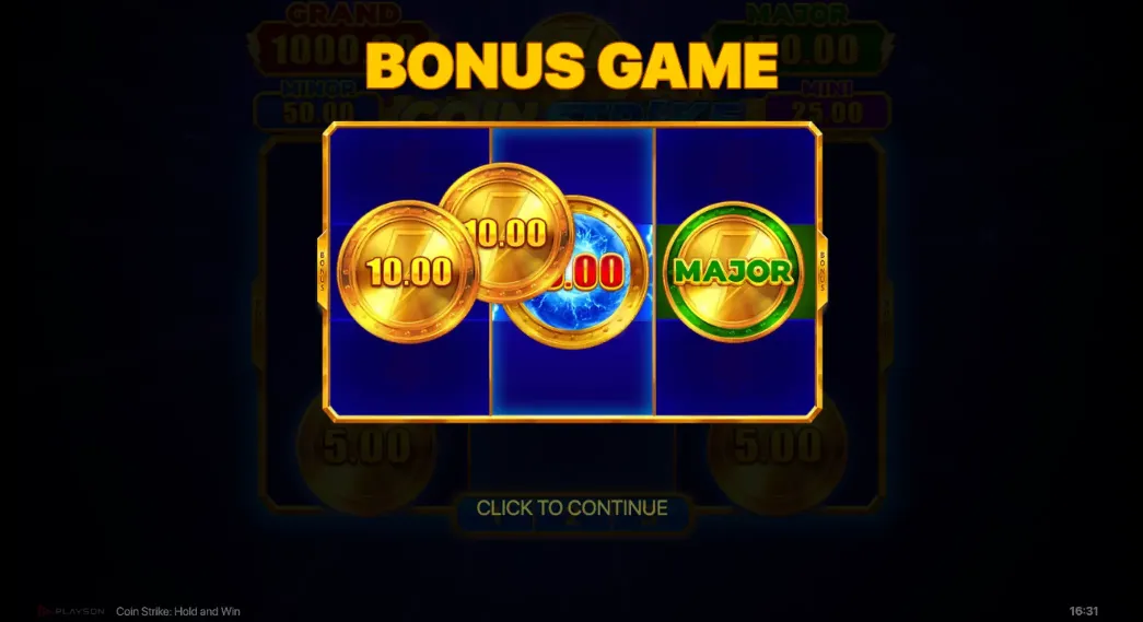 Coin Strike Bonus Game